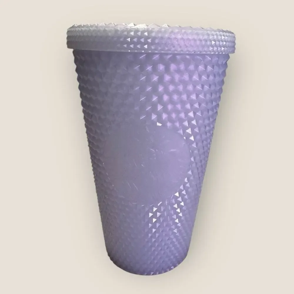 New STARBUCKS 2021 Holiday Icy Lilac Studded Cold Cup Tumbler 16oz